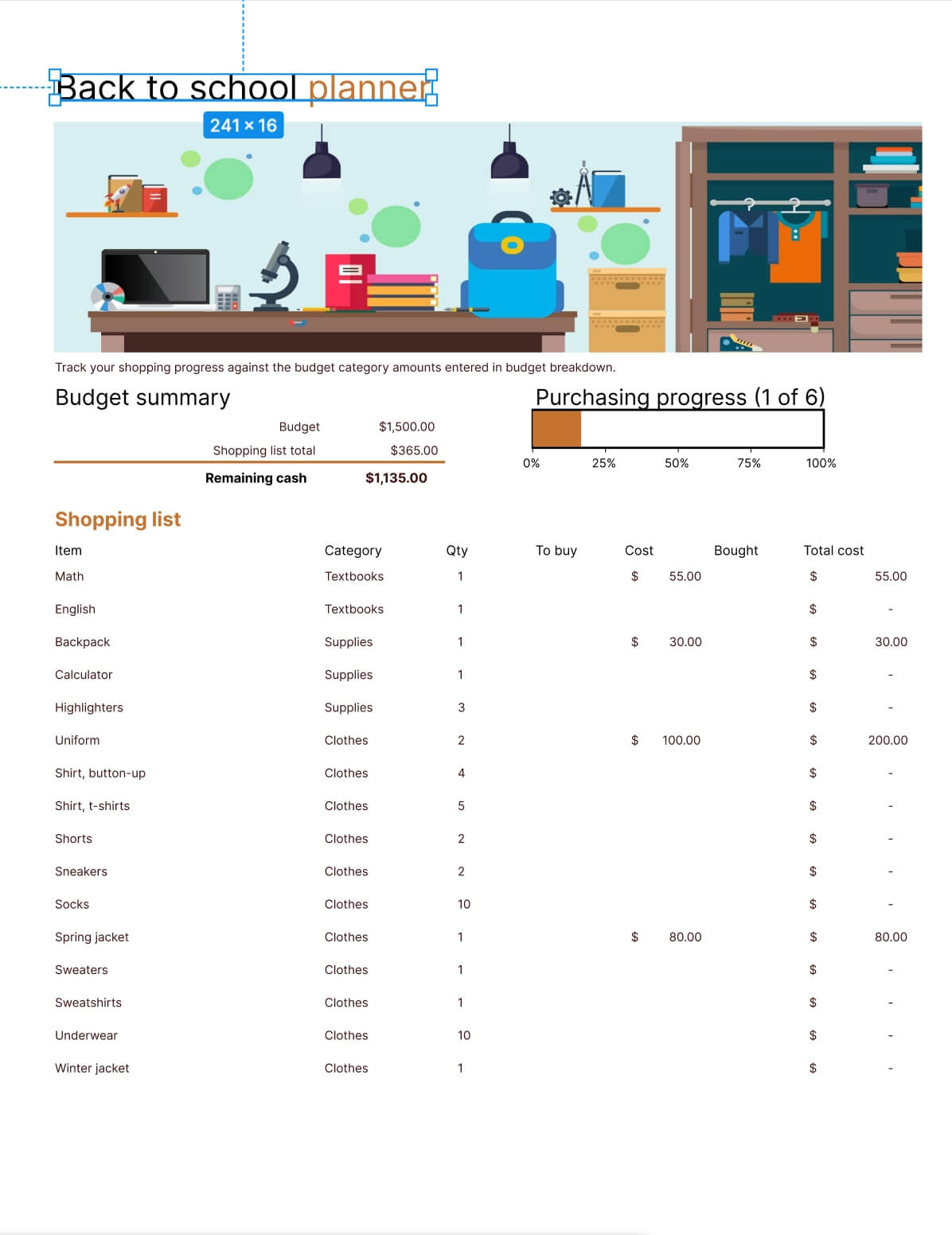 Excel Spreadsheet to Editable Tables