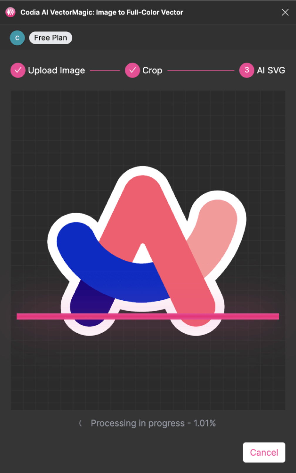 Our AI Vector Engine converts images into geometric shapes for perfect scalability and precision.